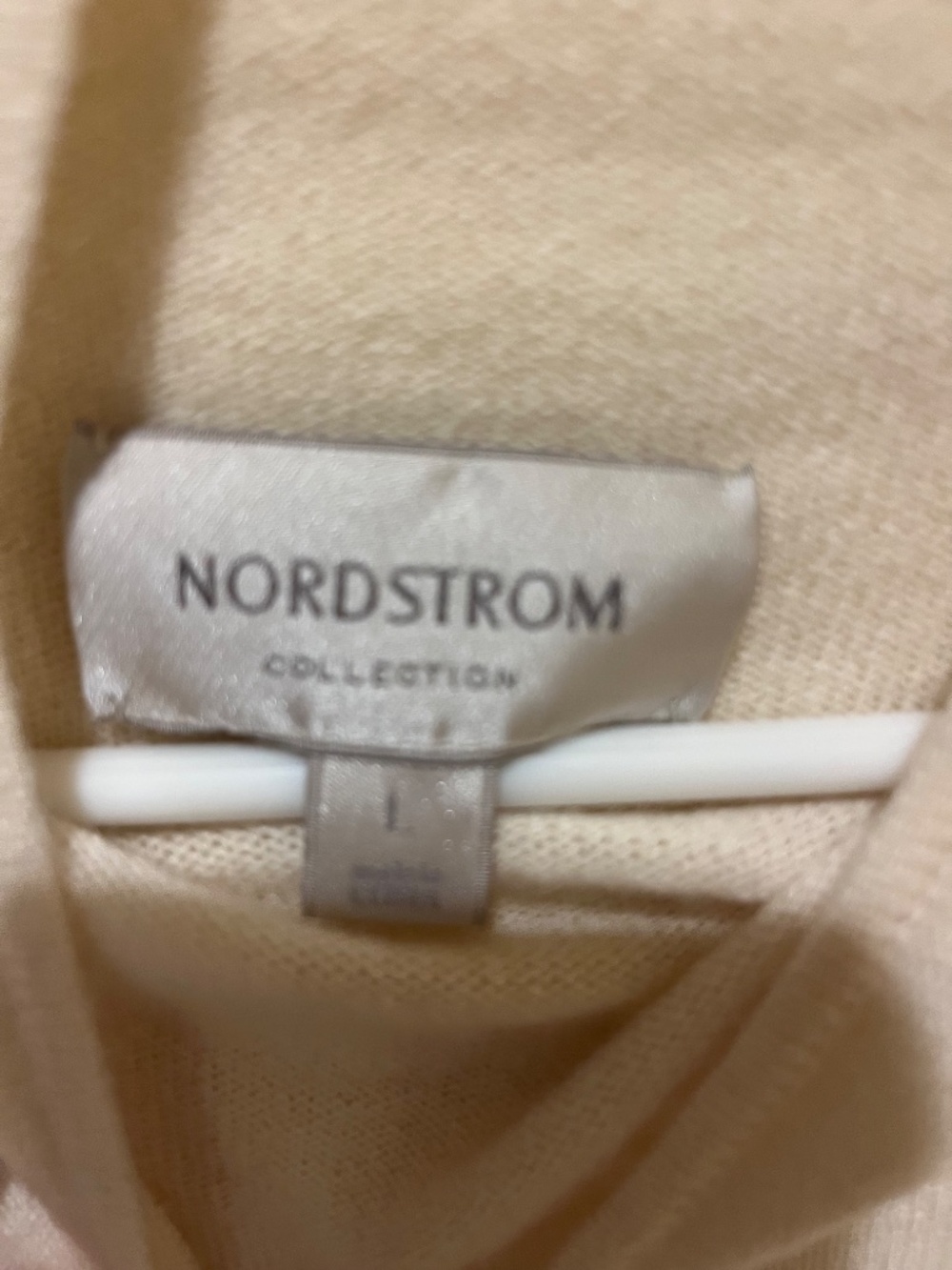 Nordstrom Cashmere Sweater Ivory - Picture 3 of 5